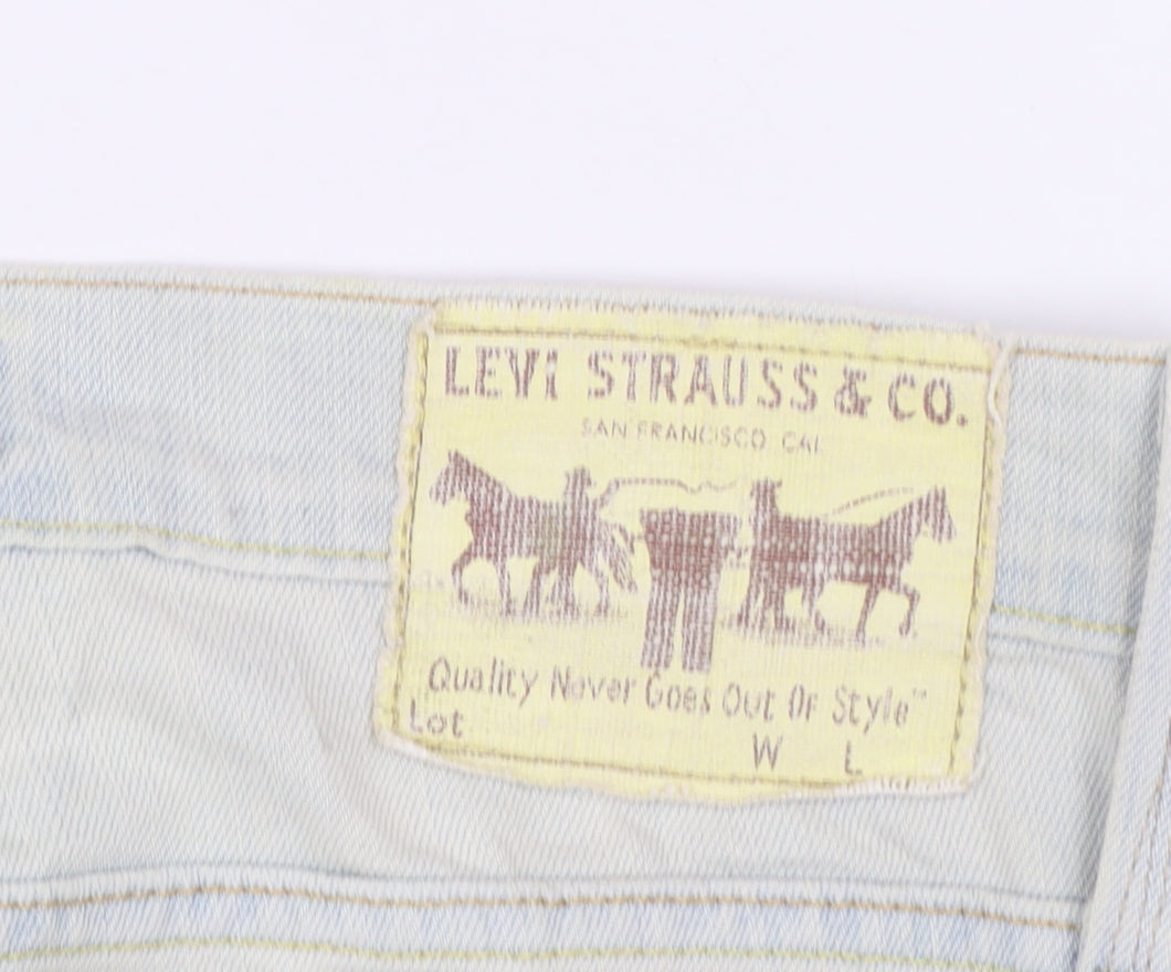 Levi's Women's Light Blue 504 Straight Denim Jeans Size 12
