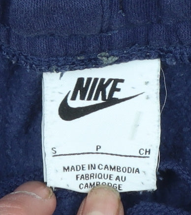 Nike Men's Blue Cargo Jogger Trousers Size S