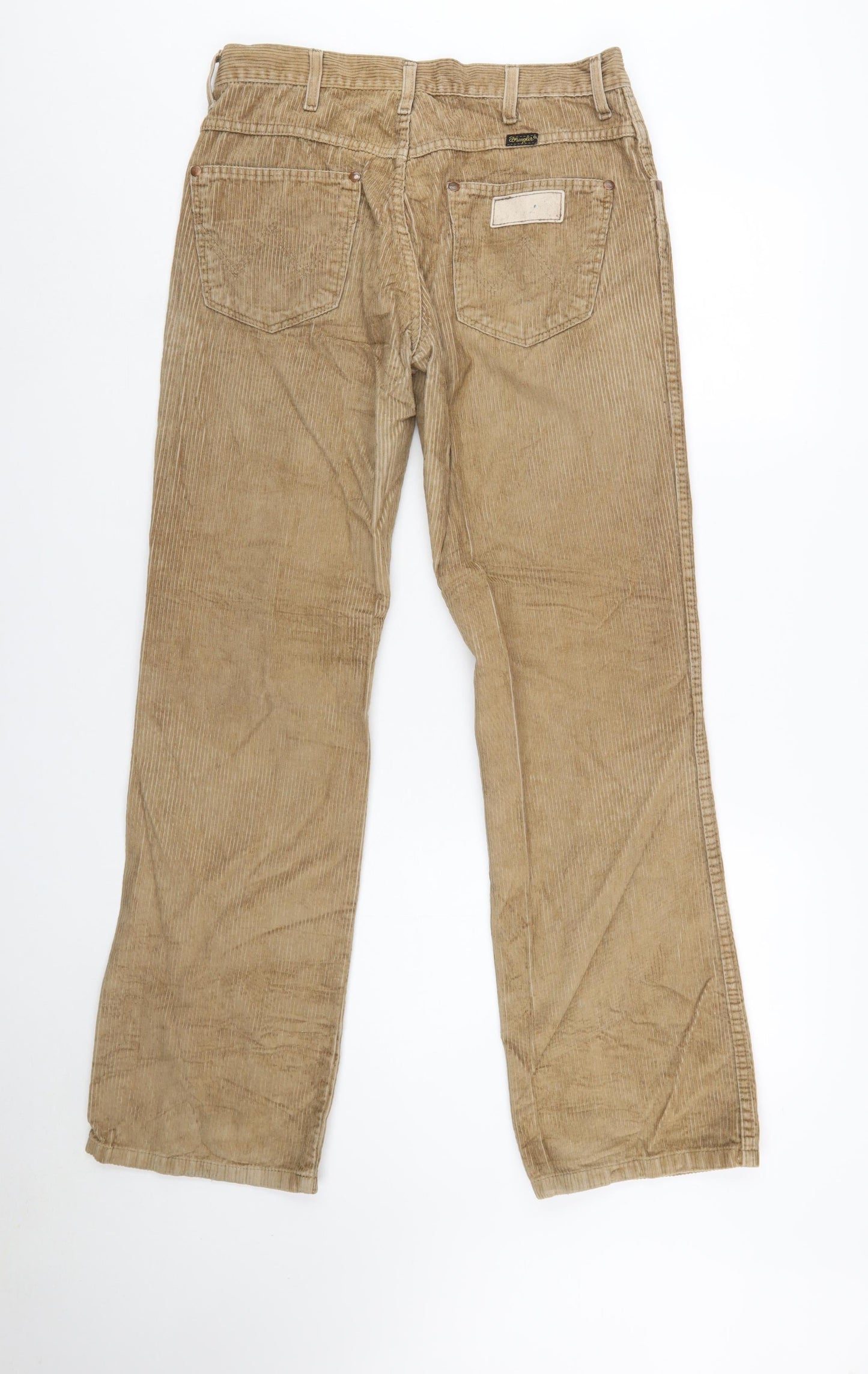 Wrangler Men's Beige Corduroy Chino Trousers 31x32