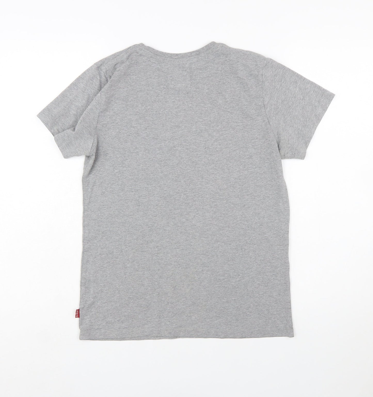 Levi's Boys Grey Logo Short Sleeve Cotton T-Shirt Size 14 Years