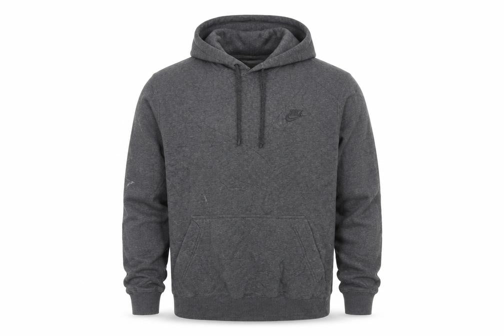 Nike Men's Grey Pullover Hoodie Size S Fleece Sportswear