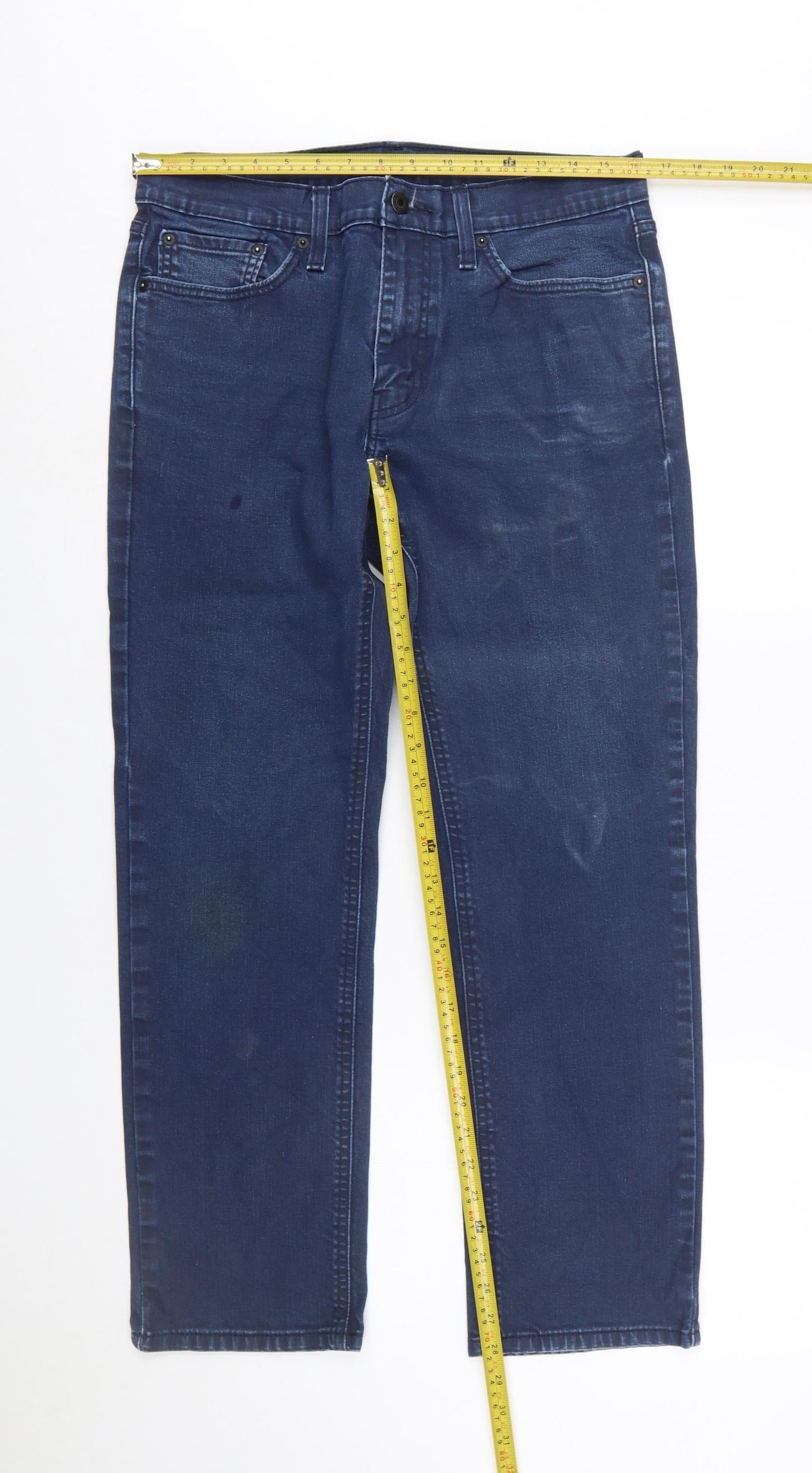 Levi's 541 Men Blue Straight Denim Jeans W32 L30 Cotton Blend