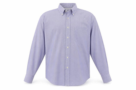 Tommy Hilfiger Men's Blue Check Button-Down XL Cotton Shirt