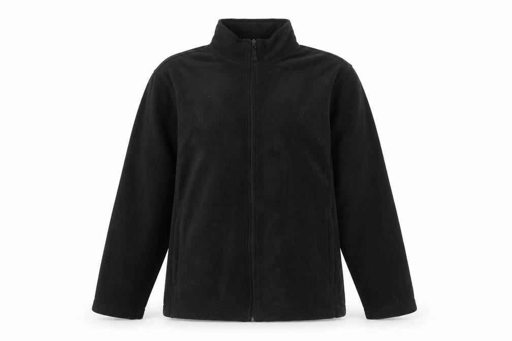 Starter Womens Black Fleece Full Zip Jacket Size L