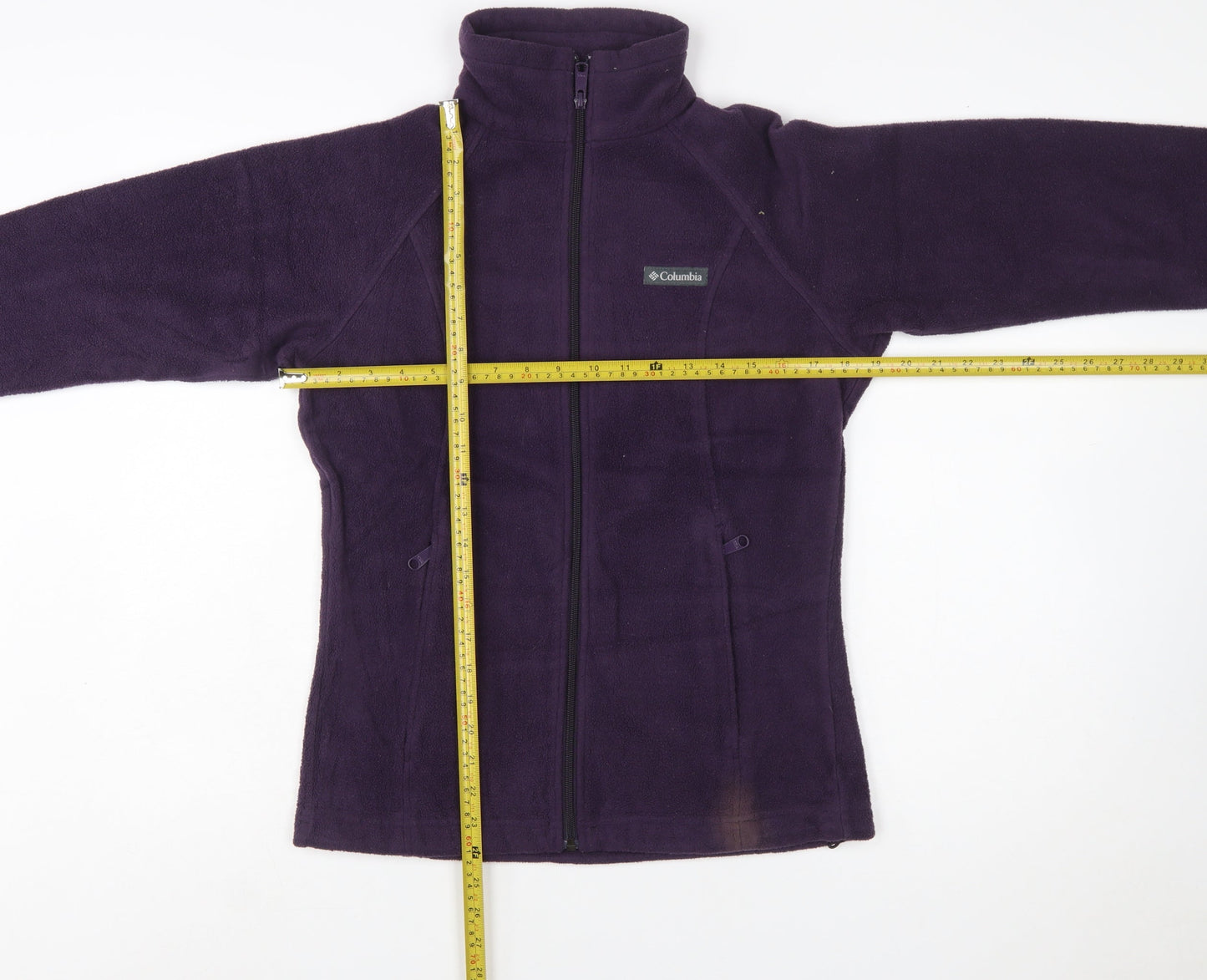 Columbia Women's Purple Fleece Full Zip Jacket Size S Outdoor Casual
