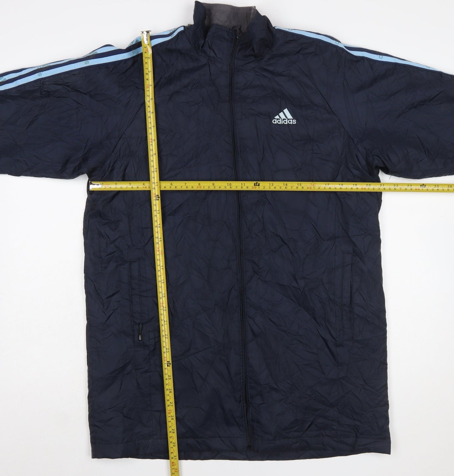 Adidas Mens Navy Blue Clima365 Lightweight Full Zip Sports Jacket Size L