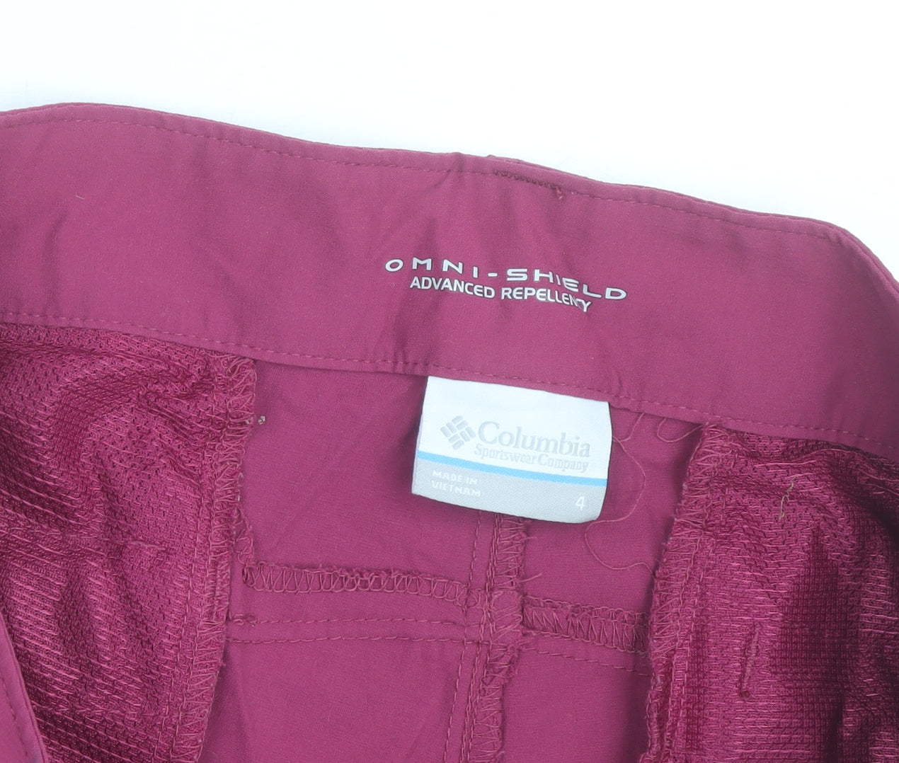 Columbia Womens Pink Size 4 Omni-Shield Athletic Shorts