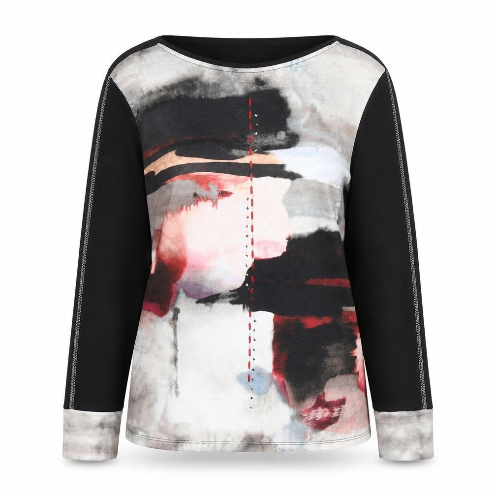 Kalisson Women Multicoloured Size 10 Crew Neck Long Sleeve Pullover Jumper