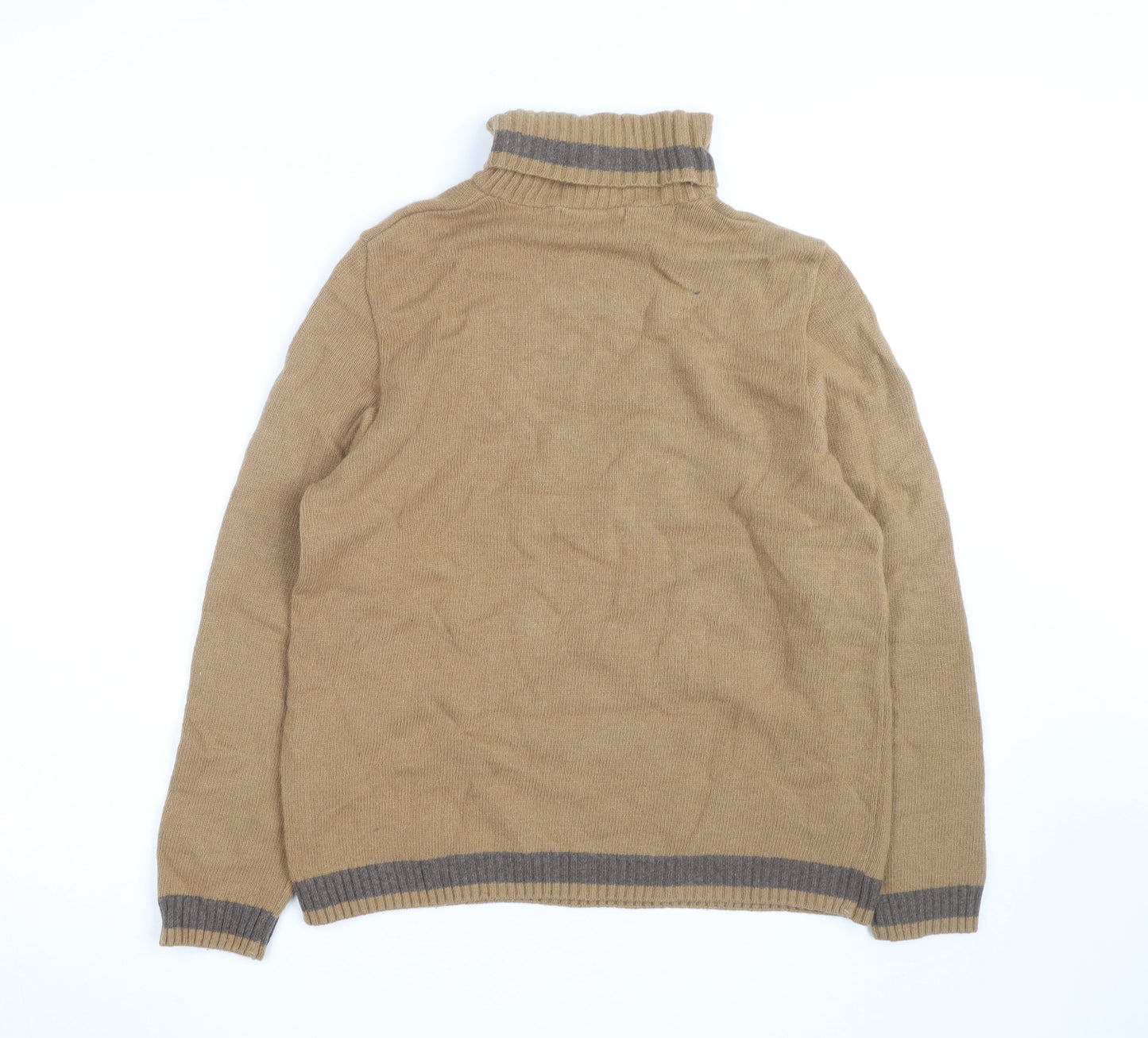 Dicapri by Cele Women’s Beige Roll Neck Wool Blend Jumper XL
