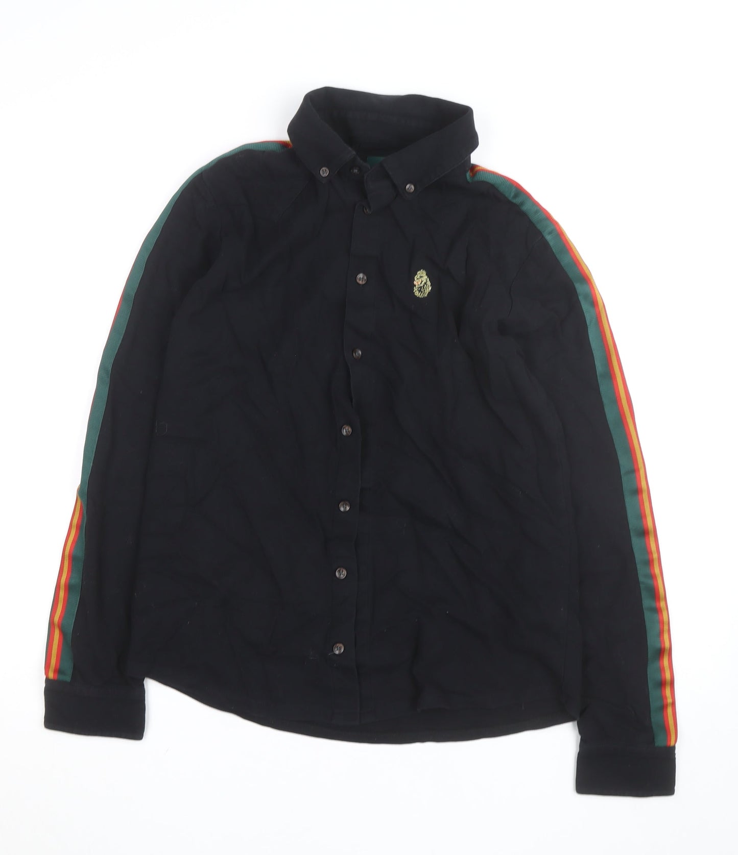 Luke Sport Black Men's Small Long Sleeve Button-Up Shirt