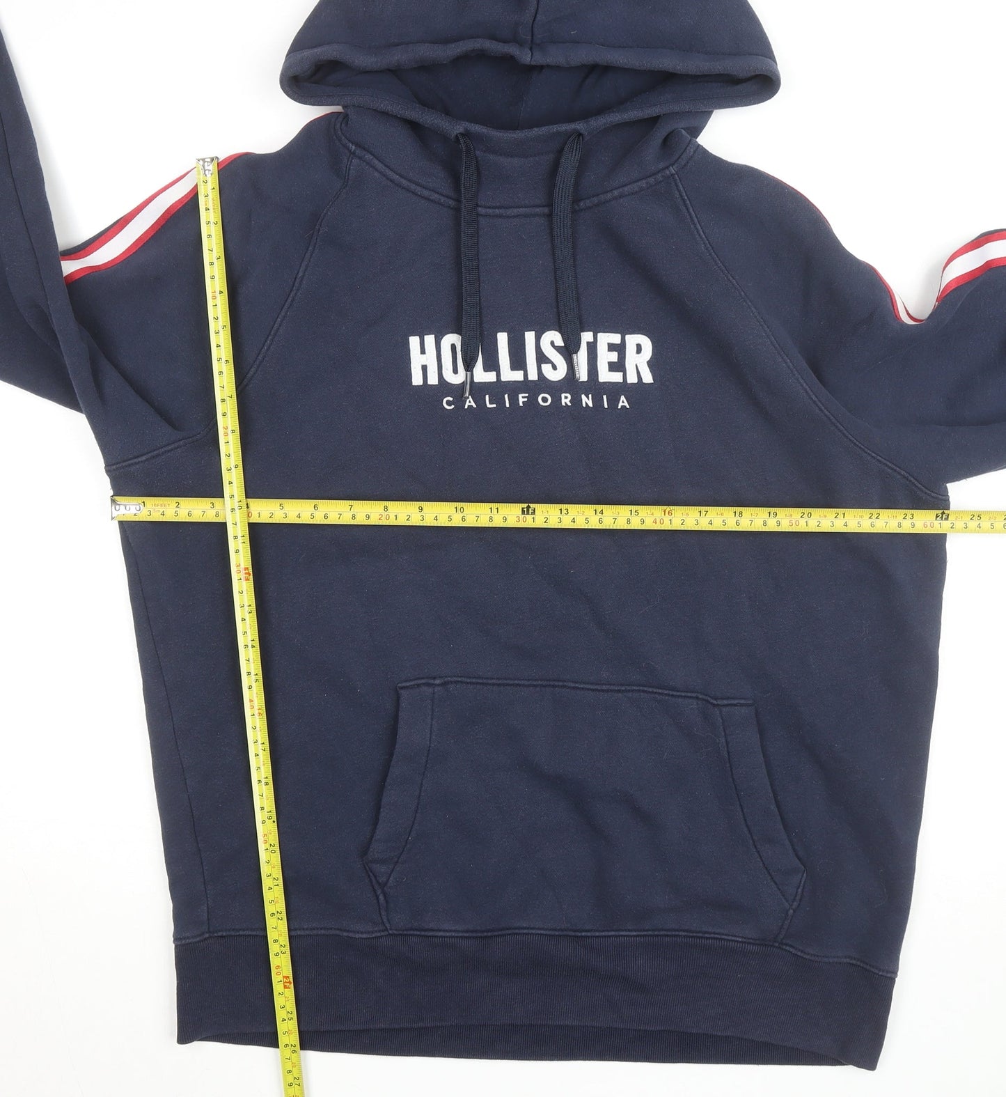 Hollister Women Blue XL Pullover Hoodie Jumper Casual Fleece