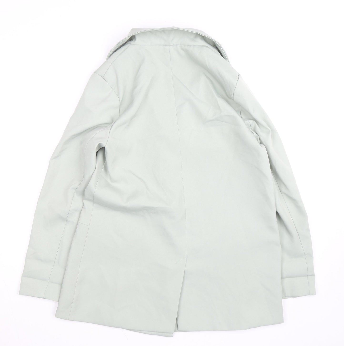Zara Women Mint Green Double-Breasted Blazer UK 10 Regular Fit