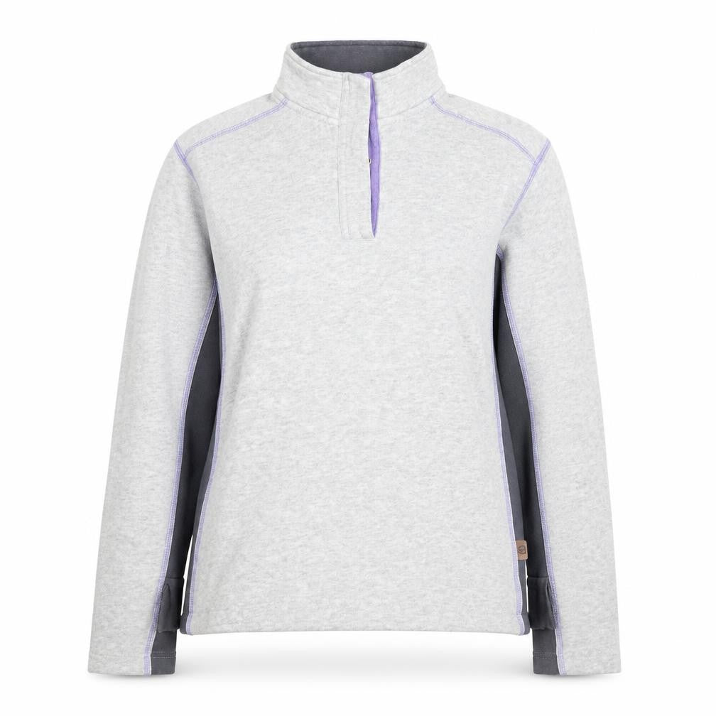 Reed Sport Women’s Grey 1/4 Zip Fleece Track Jacket Size S