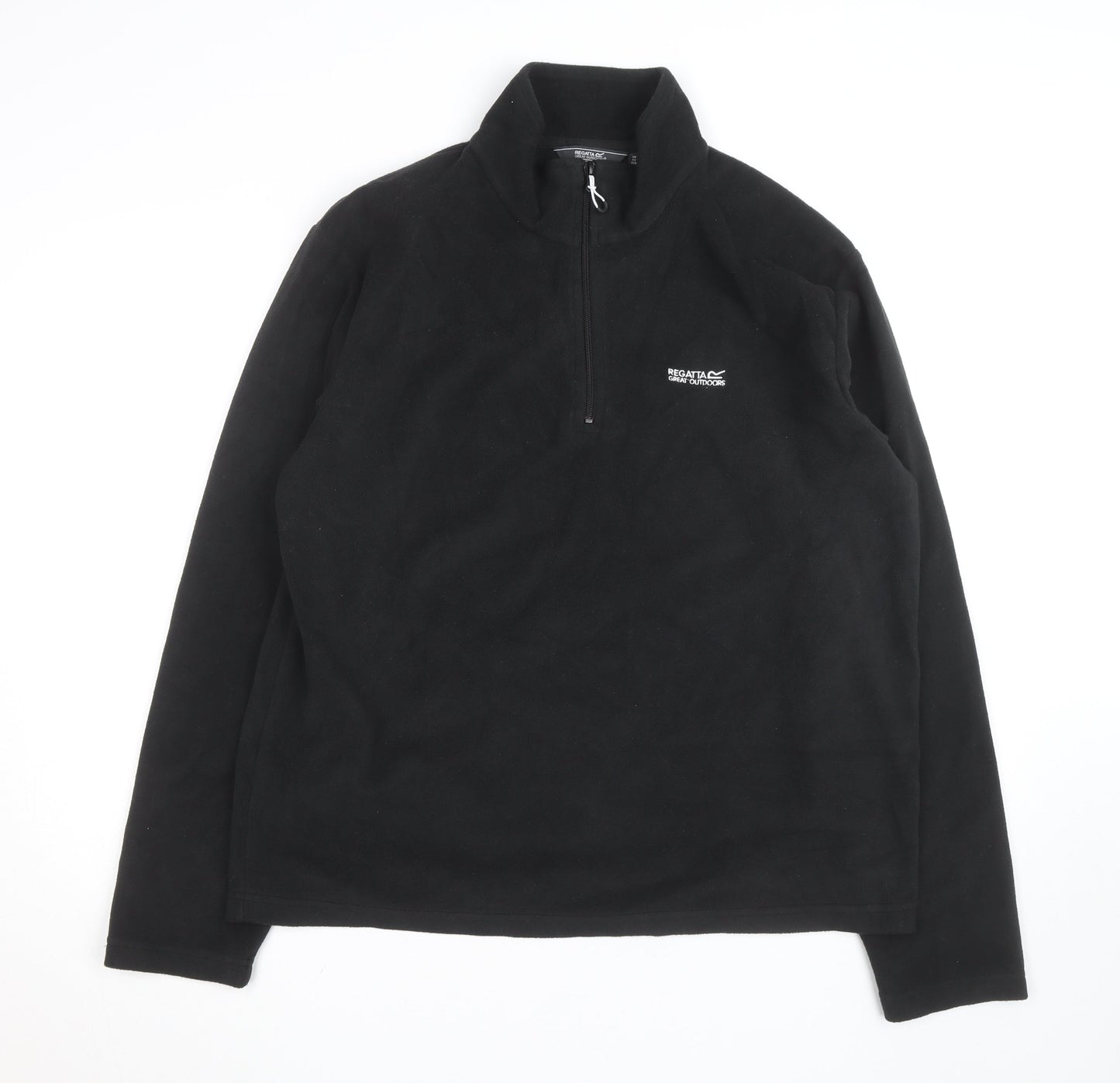 Regatta Men's Black XL 1/4 Zip Fleece Pullover Jacket