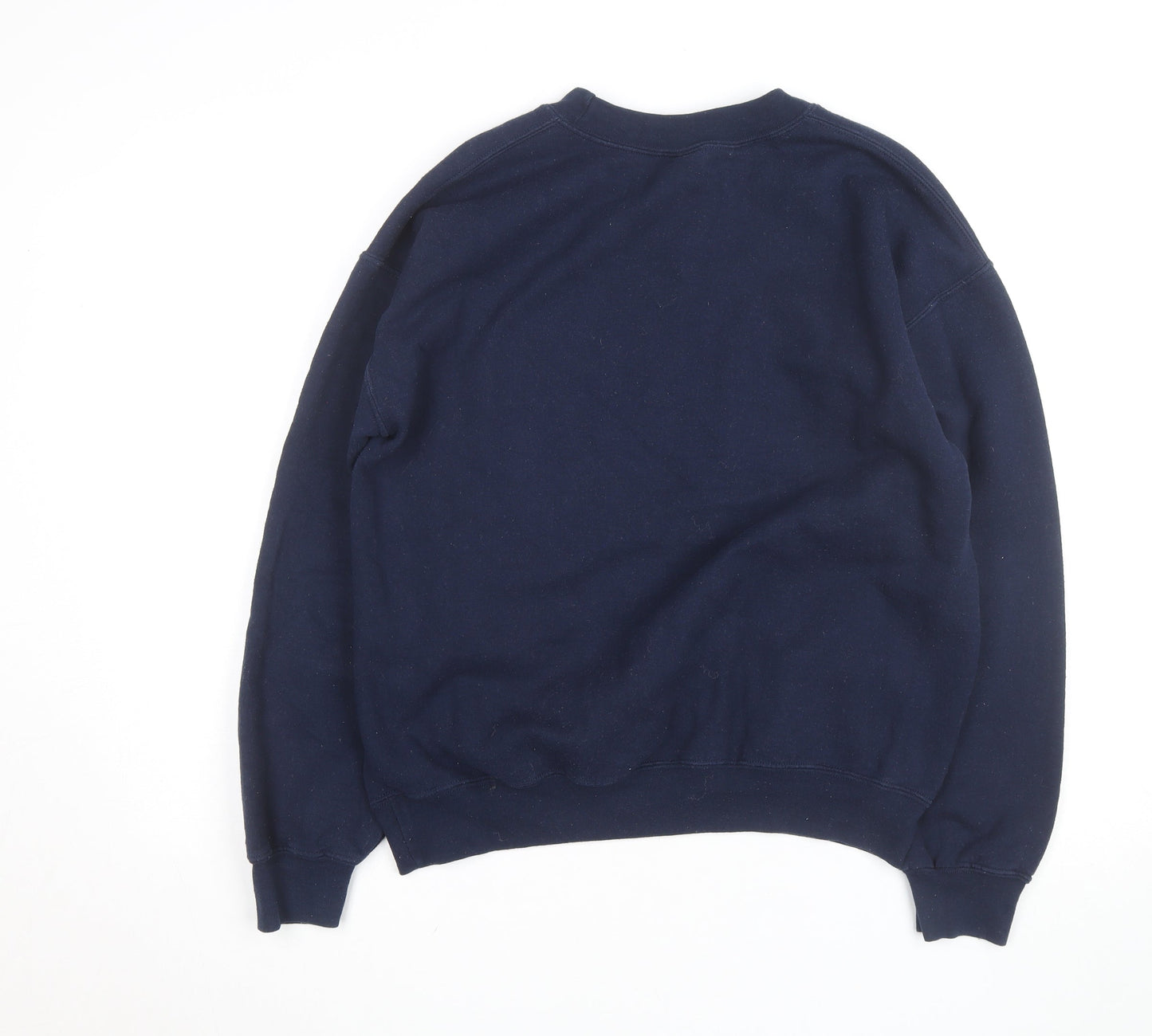 Gildan Men's Blue Buffalo New York Graphic Pullover Sweatshirt M