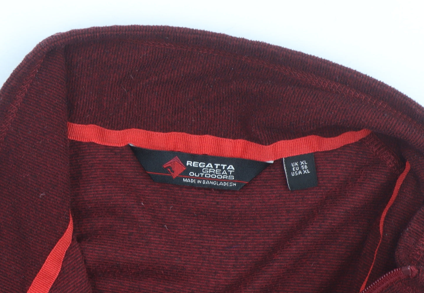 Regatta Men’s Red XL Fleece Half Zip Outdoor Activewear Jacket