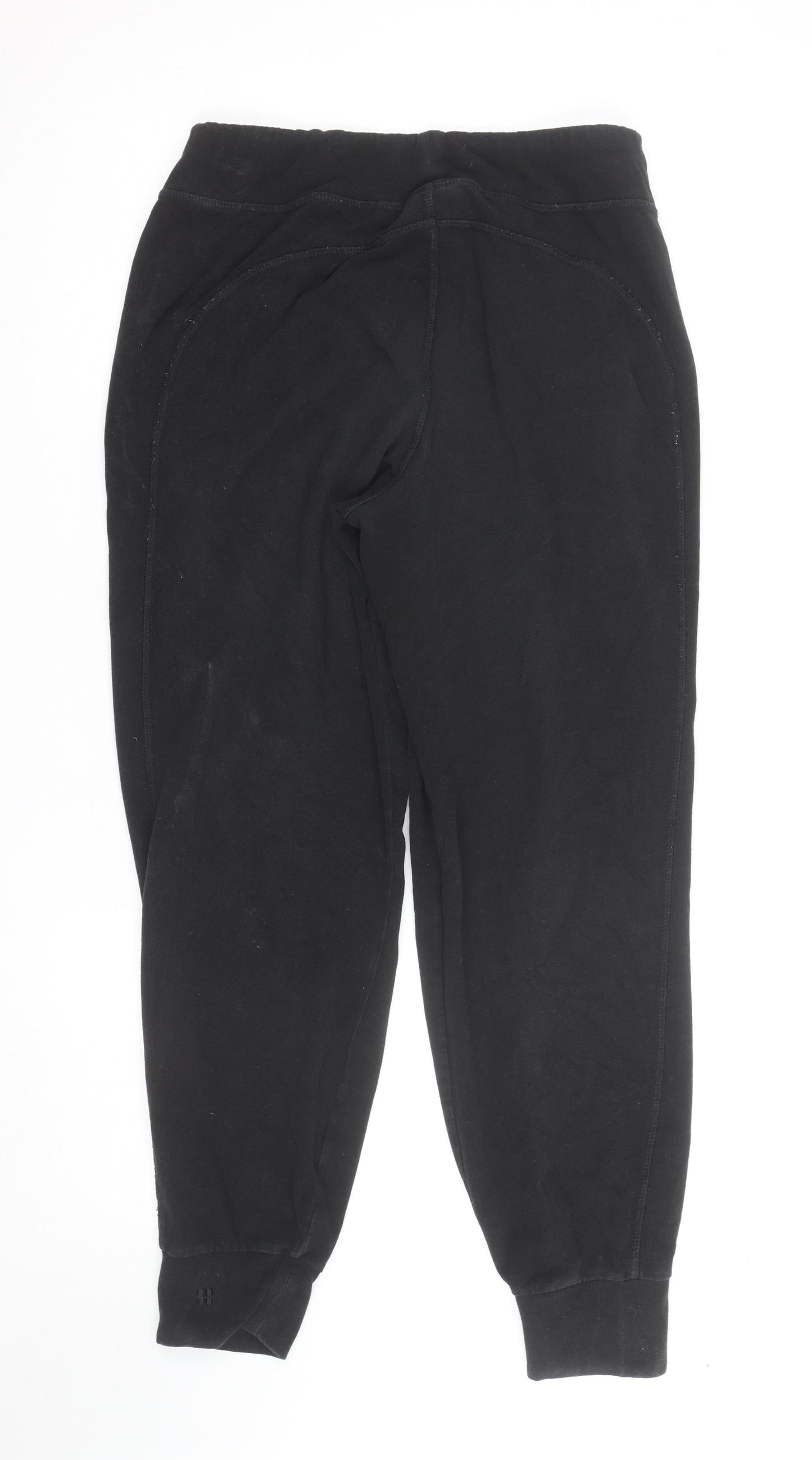 Sweaty Betty Women’s Black Jogger Pants Size 10 Cotton Blend