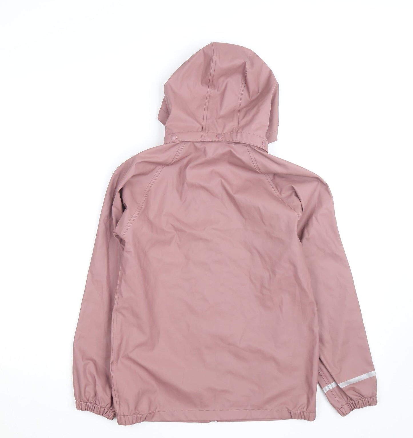 Name It Girls Pink Hooded Waterproof Rain Coat Jacket 146cm