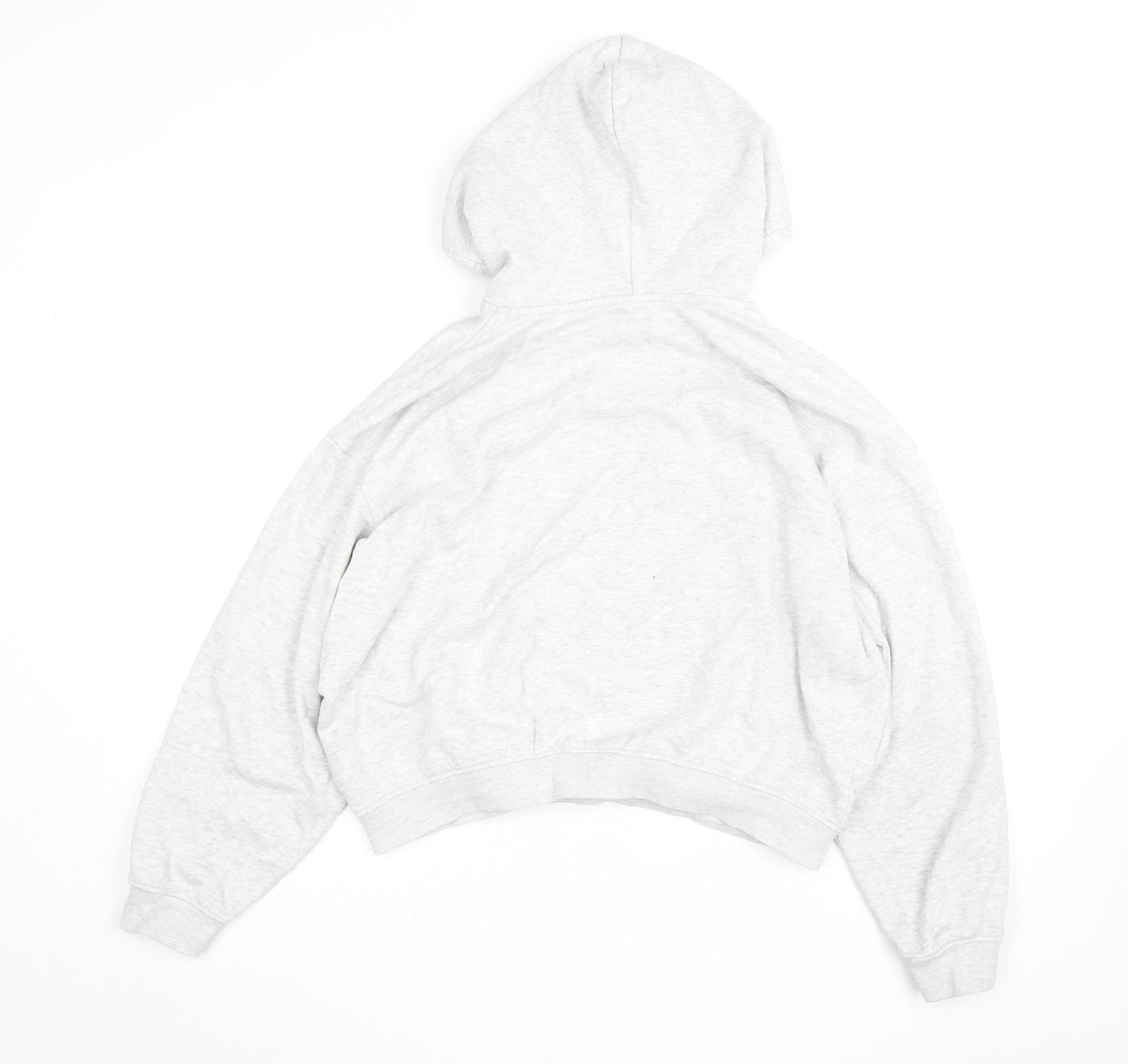 H&M Divided Womens Grey Pullover Hoodie L Portland Oregon Print