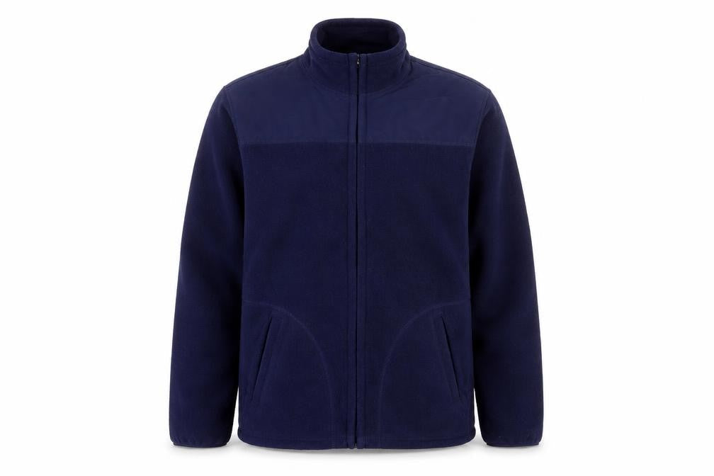Logan & Martin Men's Navy Blue Fleece Full Zip Active Jacket M