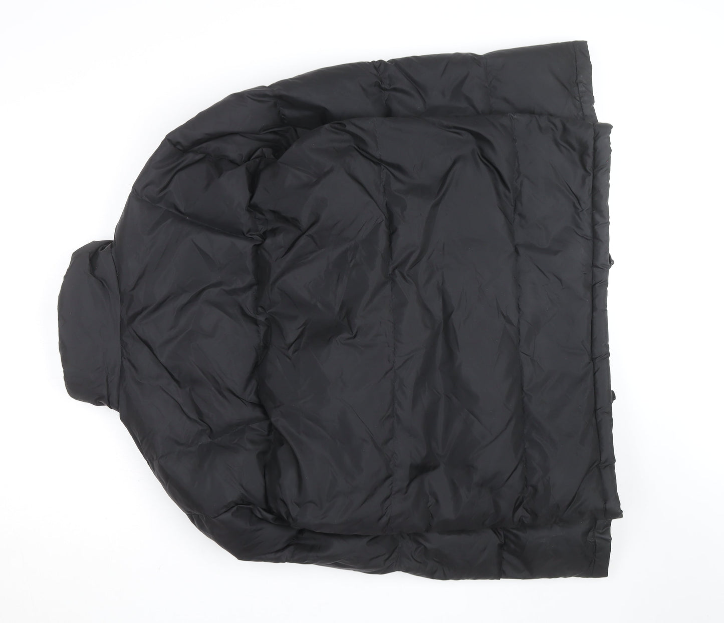 Esprit Mens Black 38R Puffer Jacket with Zip Pockets Winter Warm