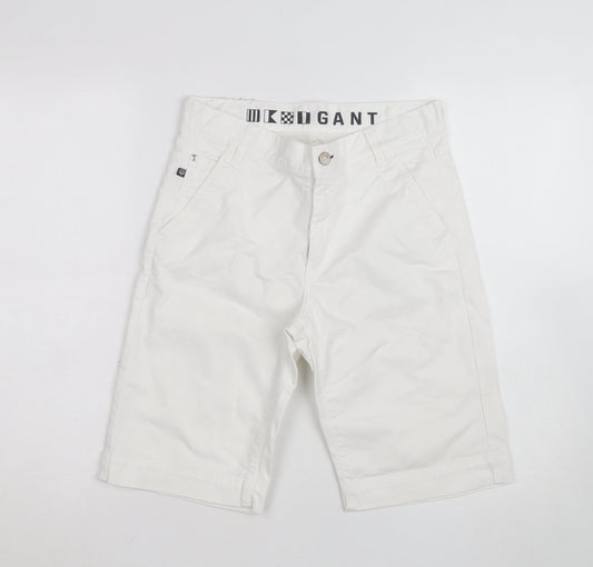 GANT Women's White Bermuda Shorts Size 28 Cotton Blend