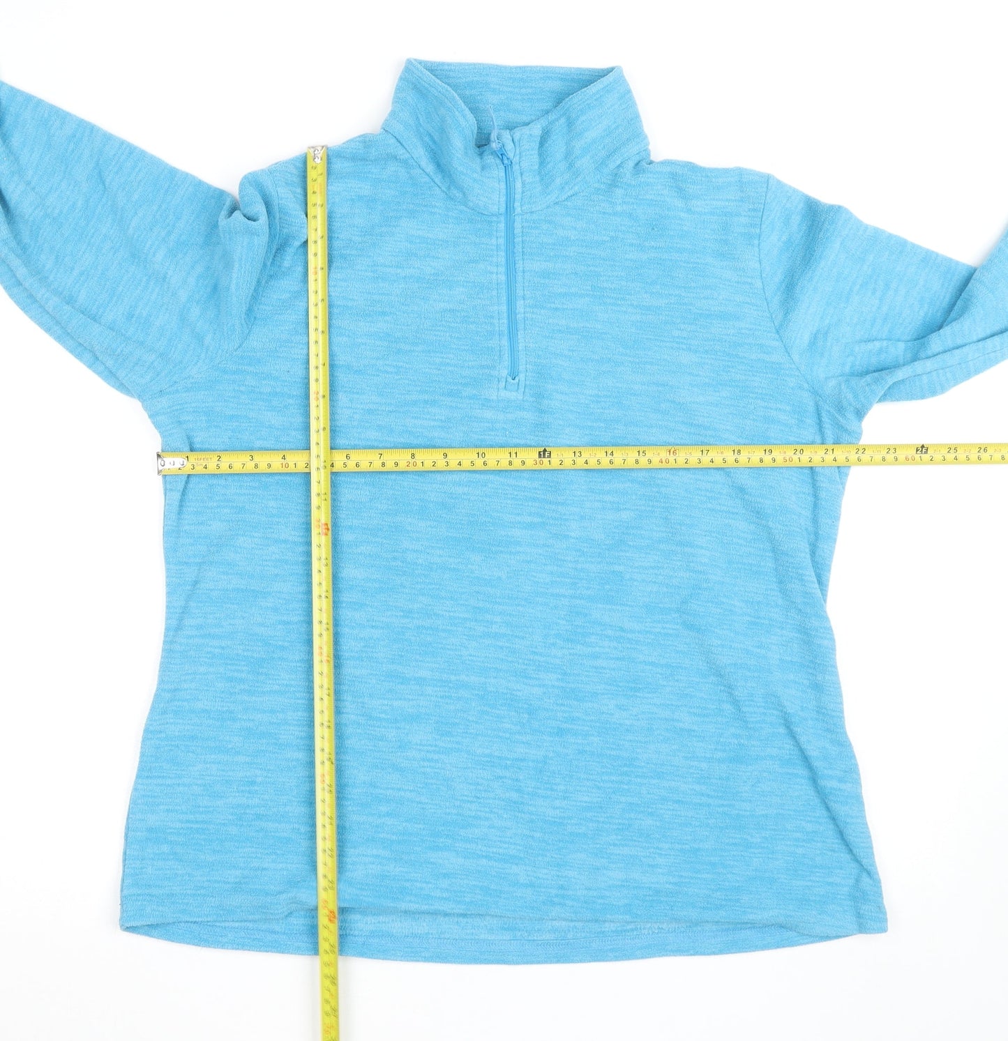 Mountain Warehouse Womens Blue Size 18 1/2 Zip Fleece Jacket