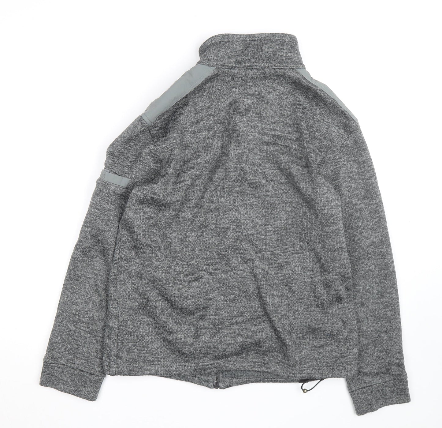 Regatta Mens Grey L Fleece Activewear Jacket Full Zip Outdoor