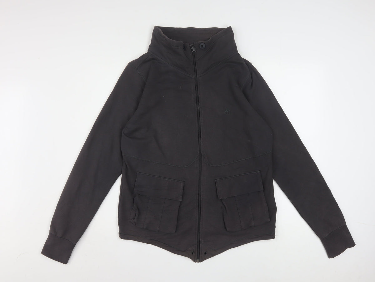 Adidas Women's Black Size 18 Full Zip Track Jacket
