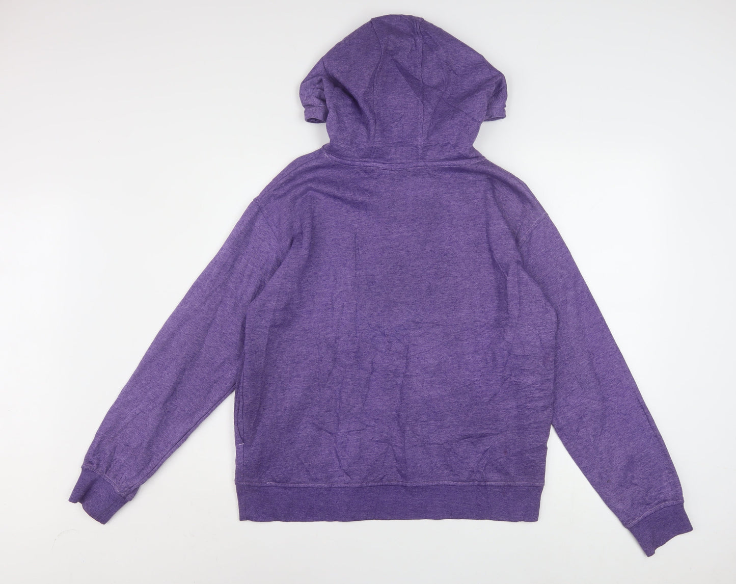 Disney Women Purple Mickey Mouse Pullover Hoodie Size S 10/12