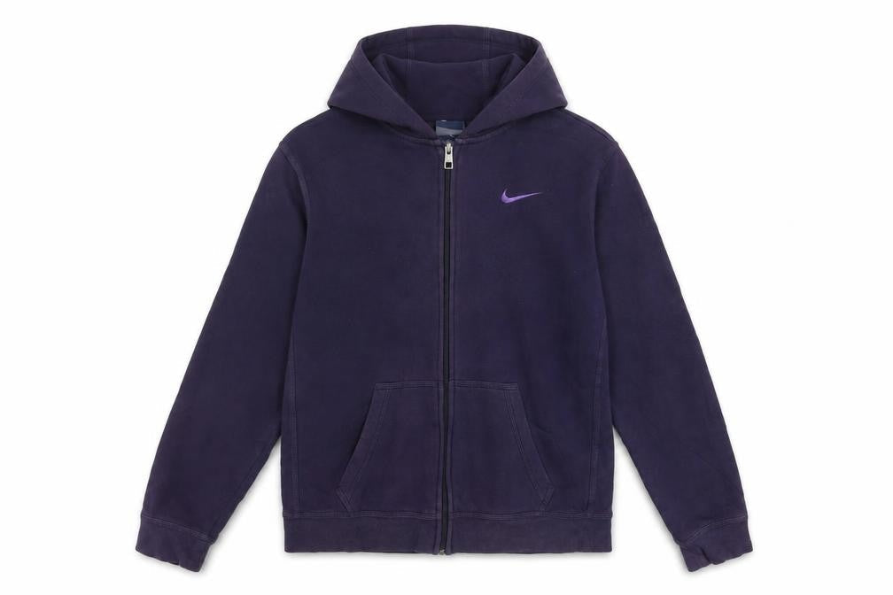 Nike Boys Purple Full Zip Hoodie 13-15 Years Fleece Sweatshirt