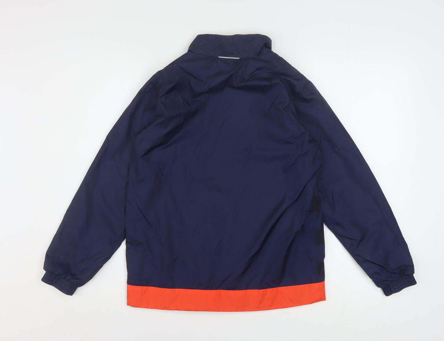 Puma Boys Blue Windbreaker Jacket 12 Years Lightweight Full Zip Sportswear