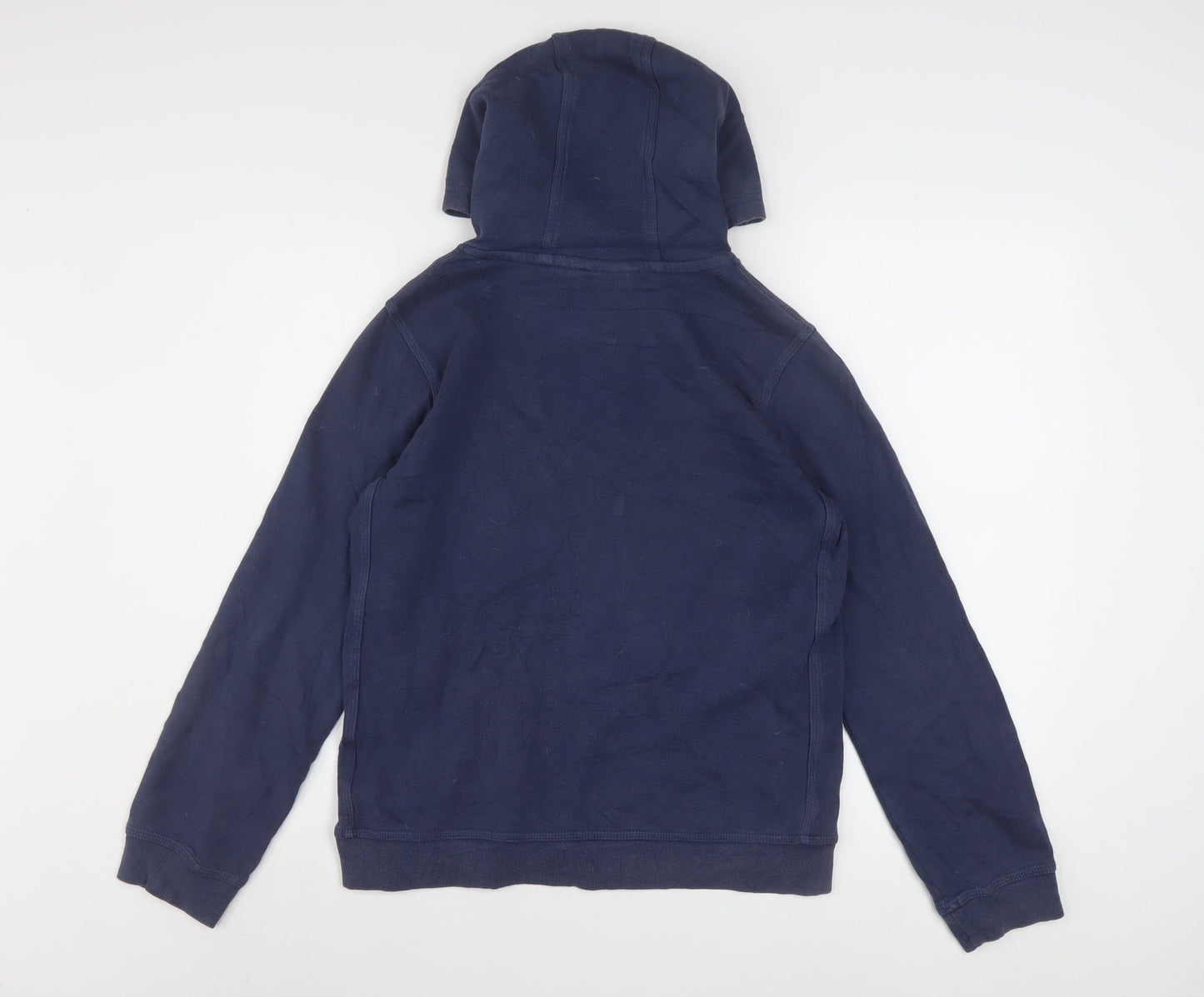 Nike Boys Navy Blue Pullover Hoodie L 147-158cm Cotton Blend Standard Fit