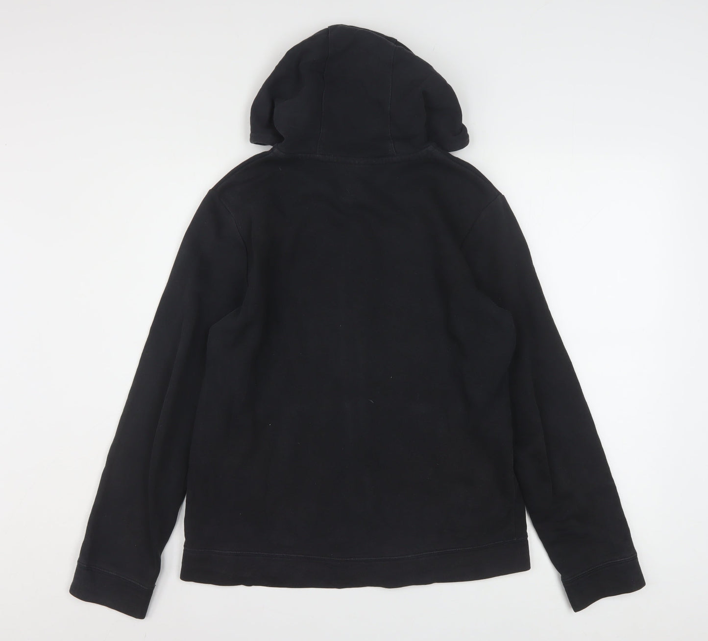 Nike Boys Black Full Zip Hoodie XL 158-170cm Fleece Sweatshirt