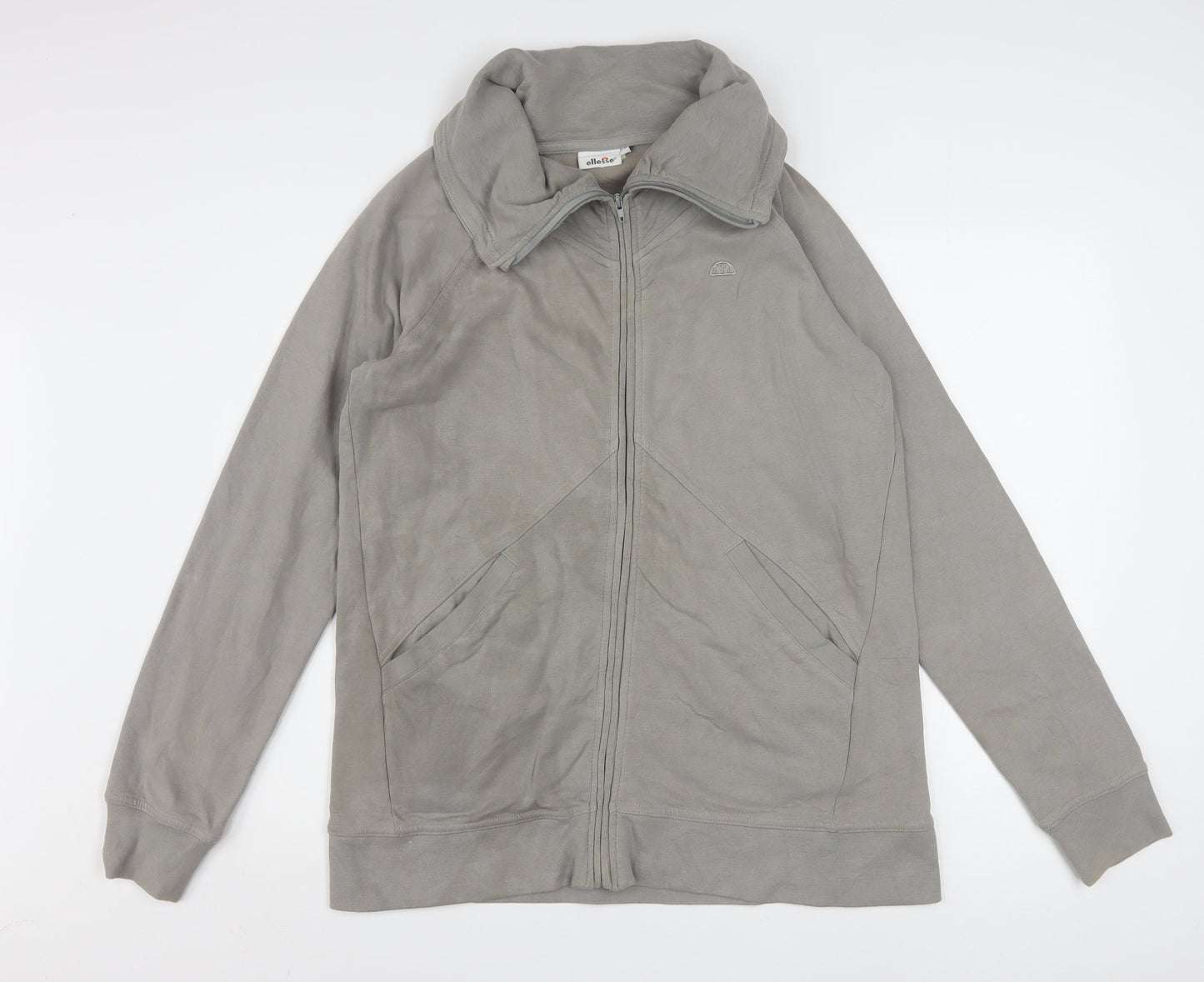 Ellesse Men's Grey Track Jacket L Regular Fit Full Zip Sportswear