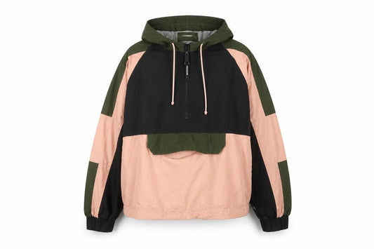 Hollister Women’s Multicoloured Hooded Anorak Jacket XL Casual