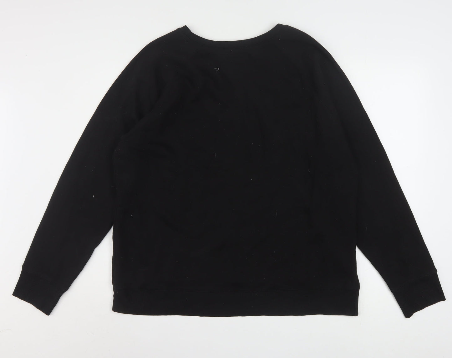 Time and Tru Women Black Chicago Bulls Sweatshirt Size 20 XXL Pullover