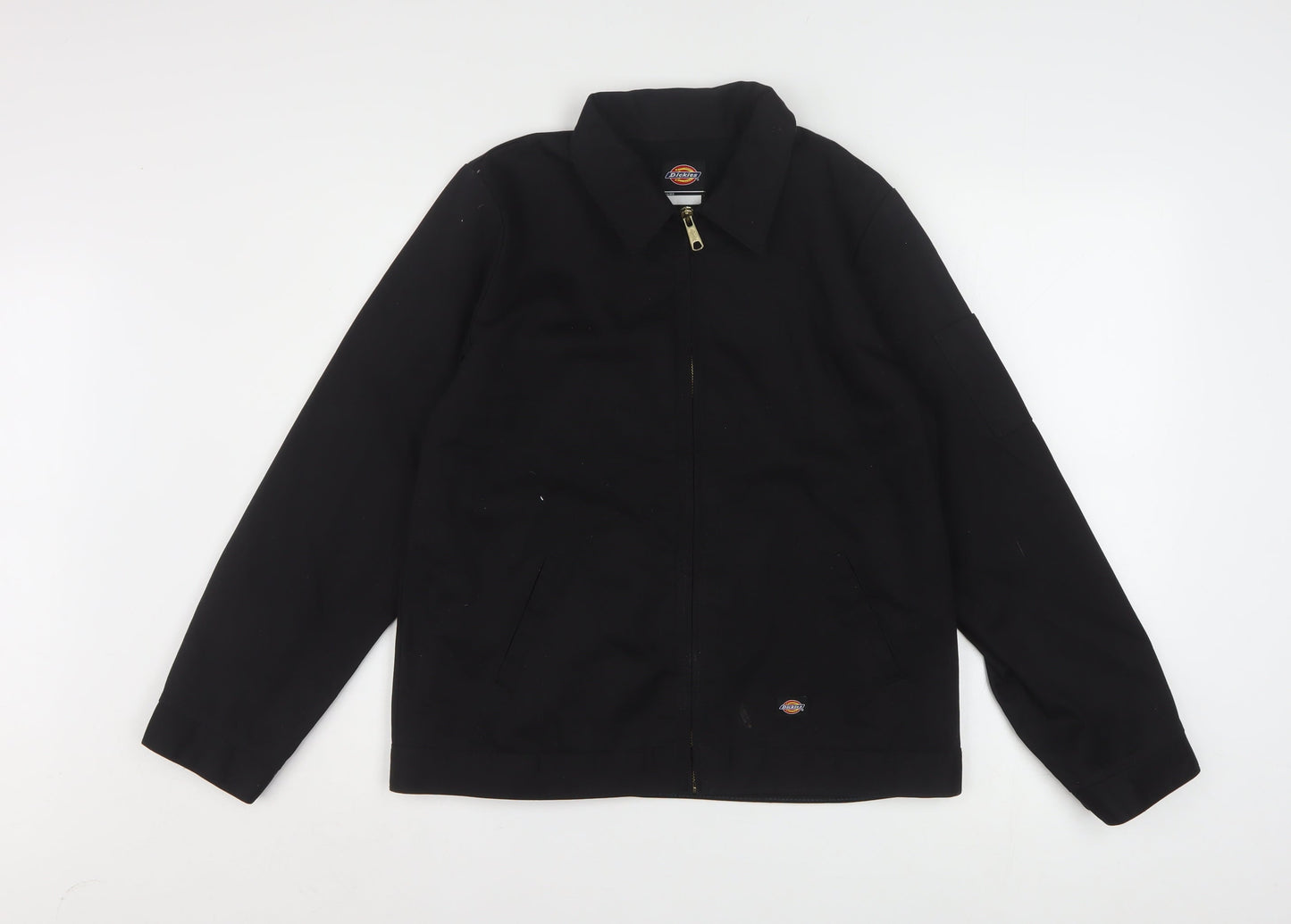 Dickies Women's Black L Basic Workwear Cotton Blend Jacket