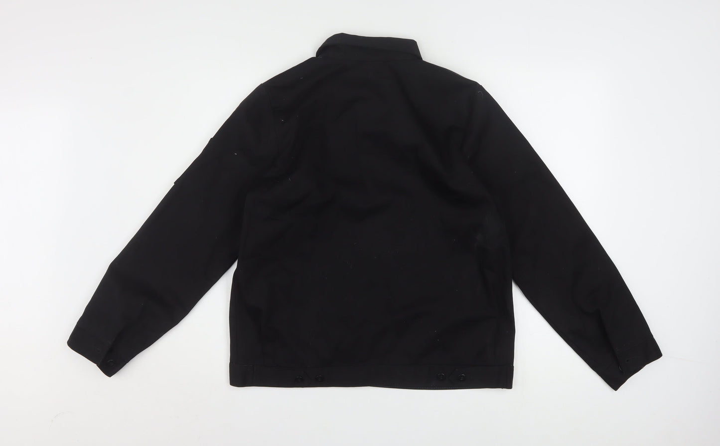 Dickies Women's Black L Basic Workwear Cotton Blend Jacket