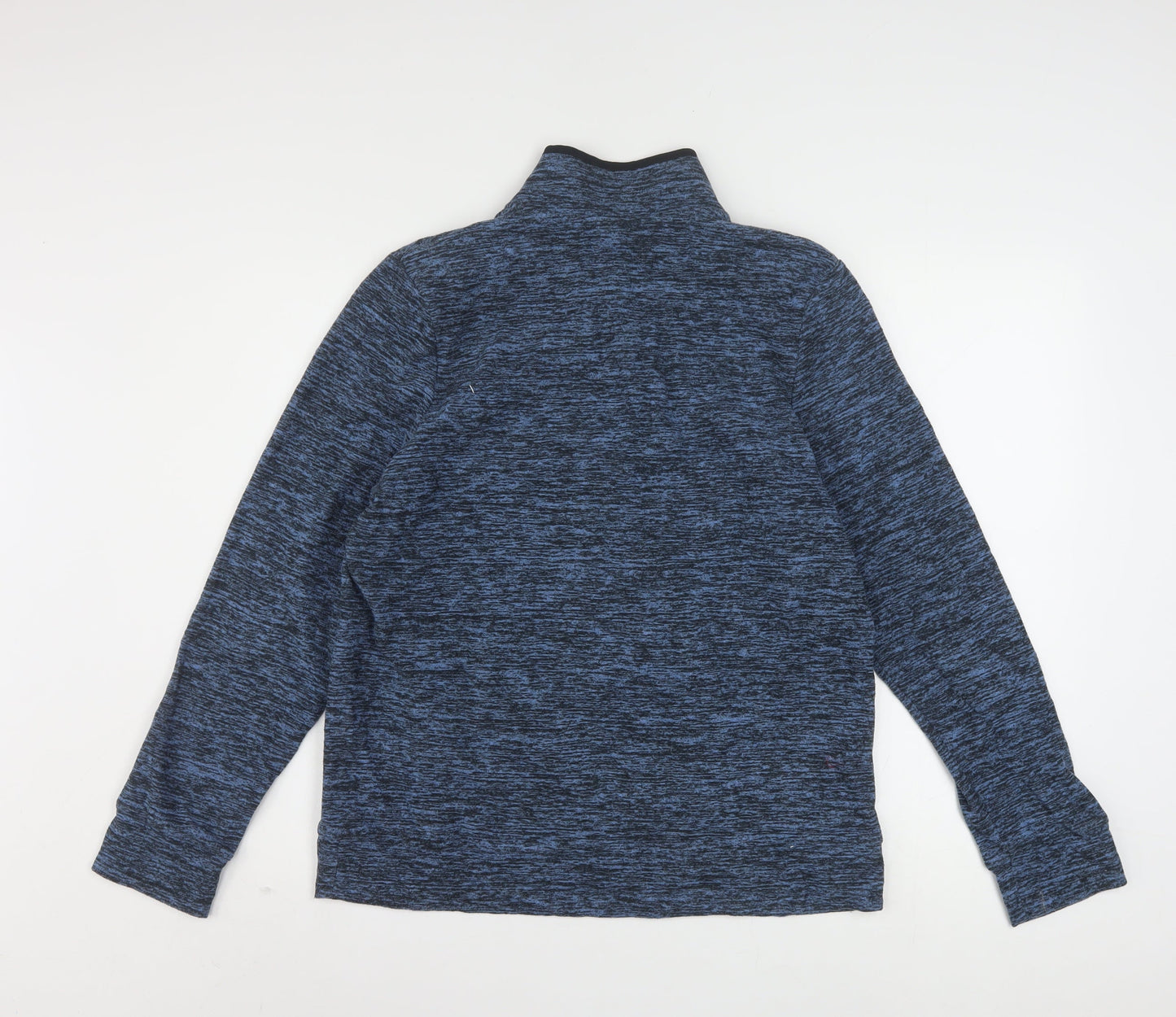 Adidas Women Blue 1/2 Zip Pullover Sweatshirt Size 18/20 Polyester