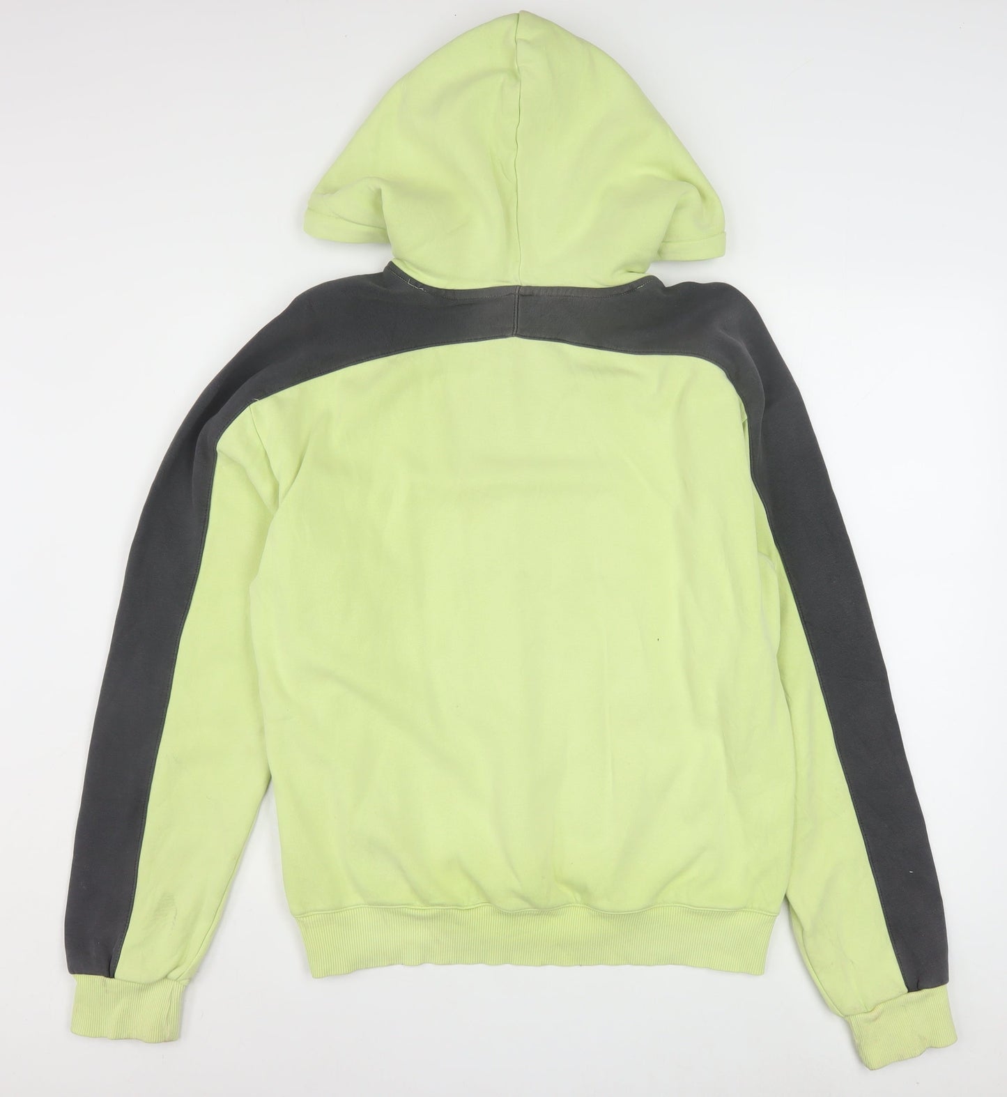 Reebok Men's Green Pullover Hoodie M Logo Sports Fleece