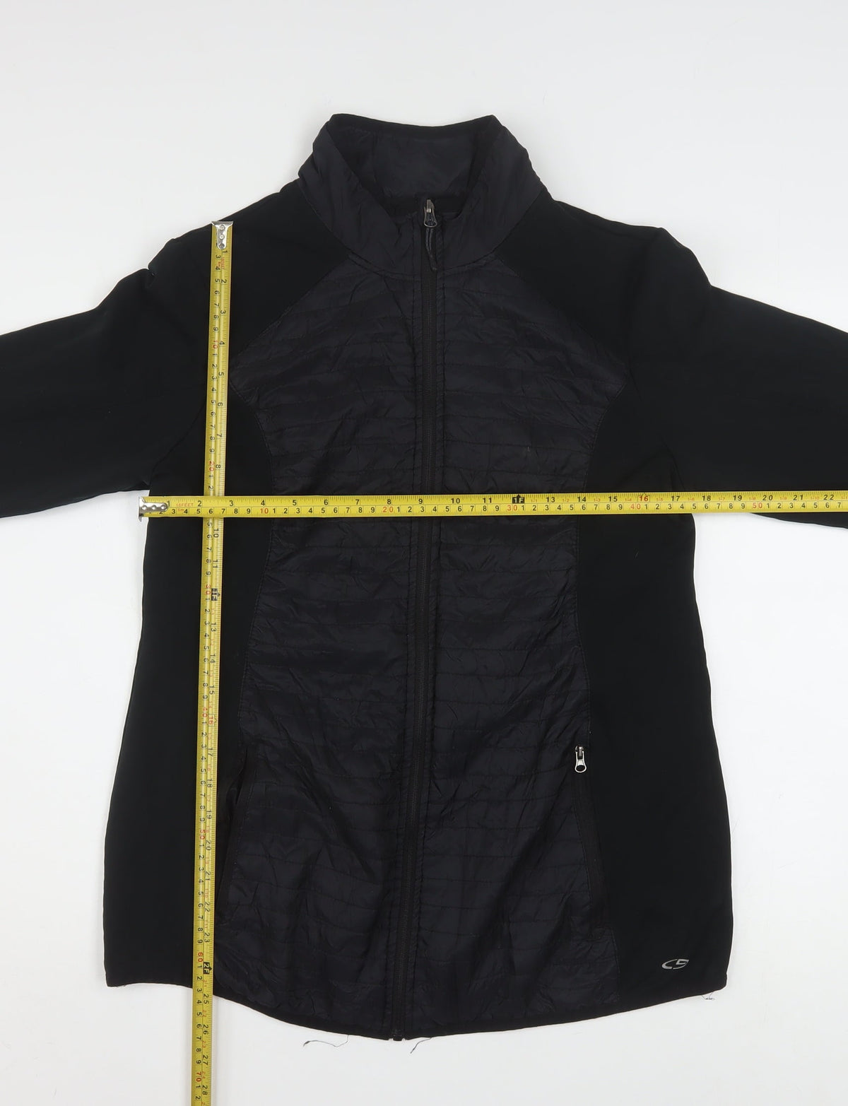 Champion Womens Black XL Windbreaker Jacket Lightweight Full Zip
