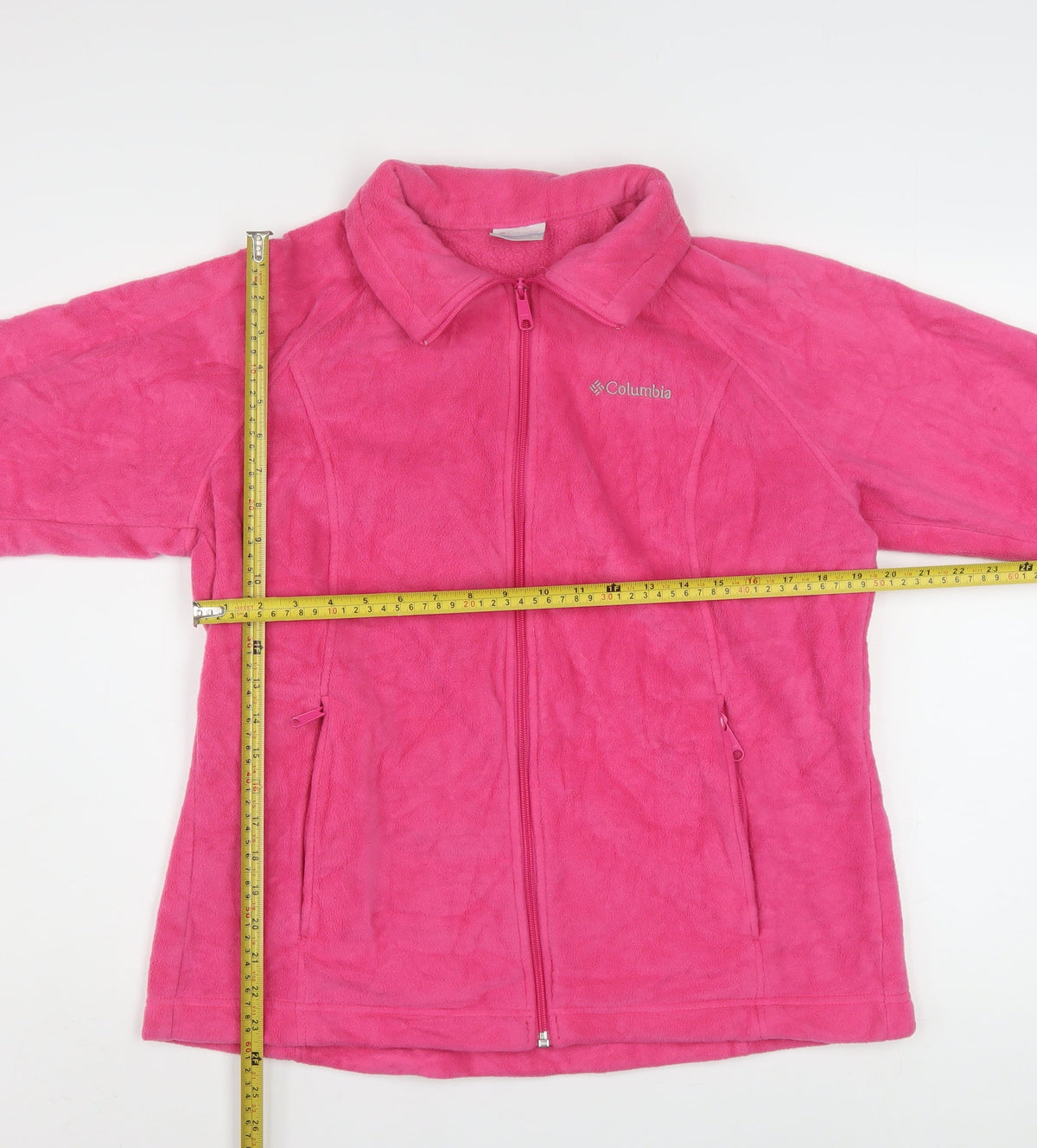Columbia Women’s Pink Fleece Full Zip Jacket XL Activewear