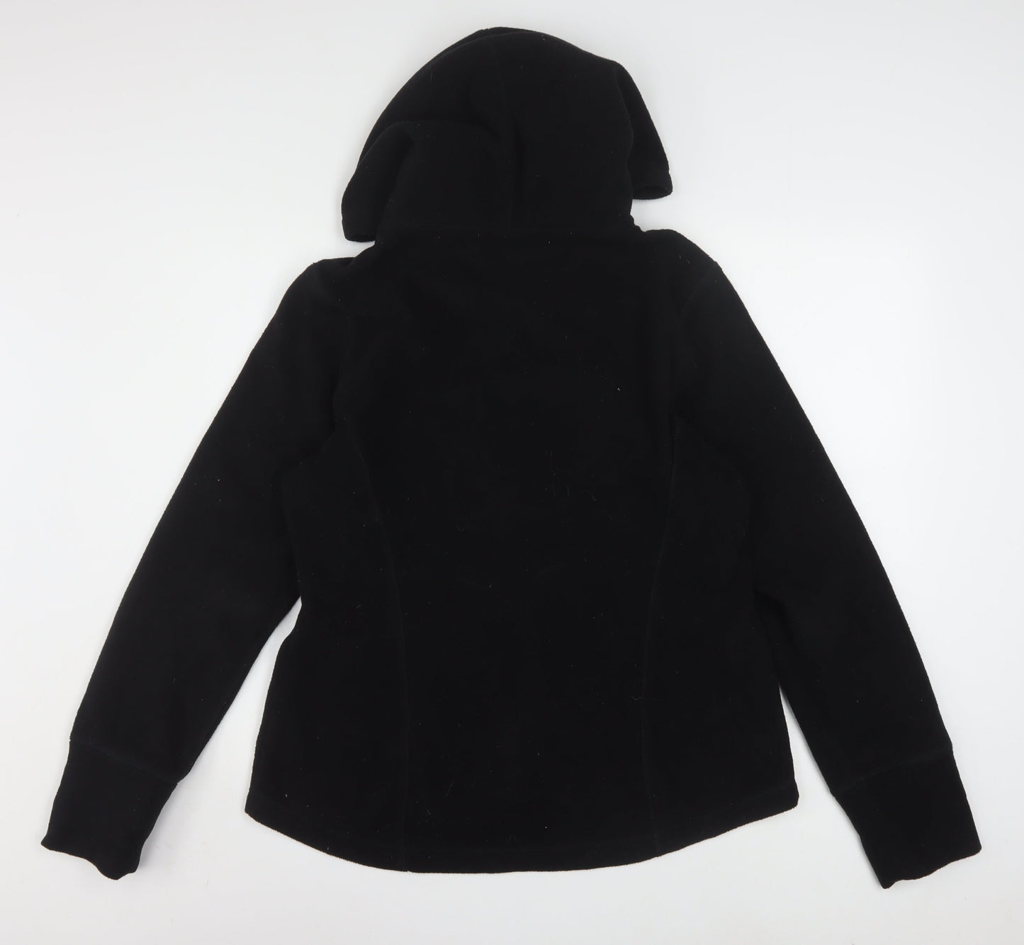 Fila Sport Women's Black & Pink Full Zip Quilted Hoodie Size L