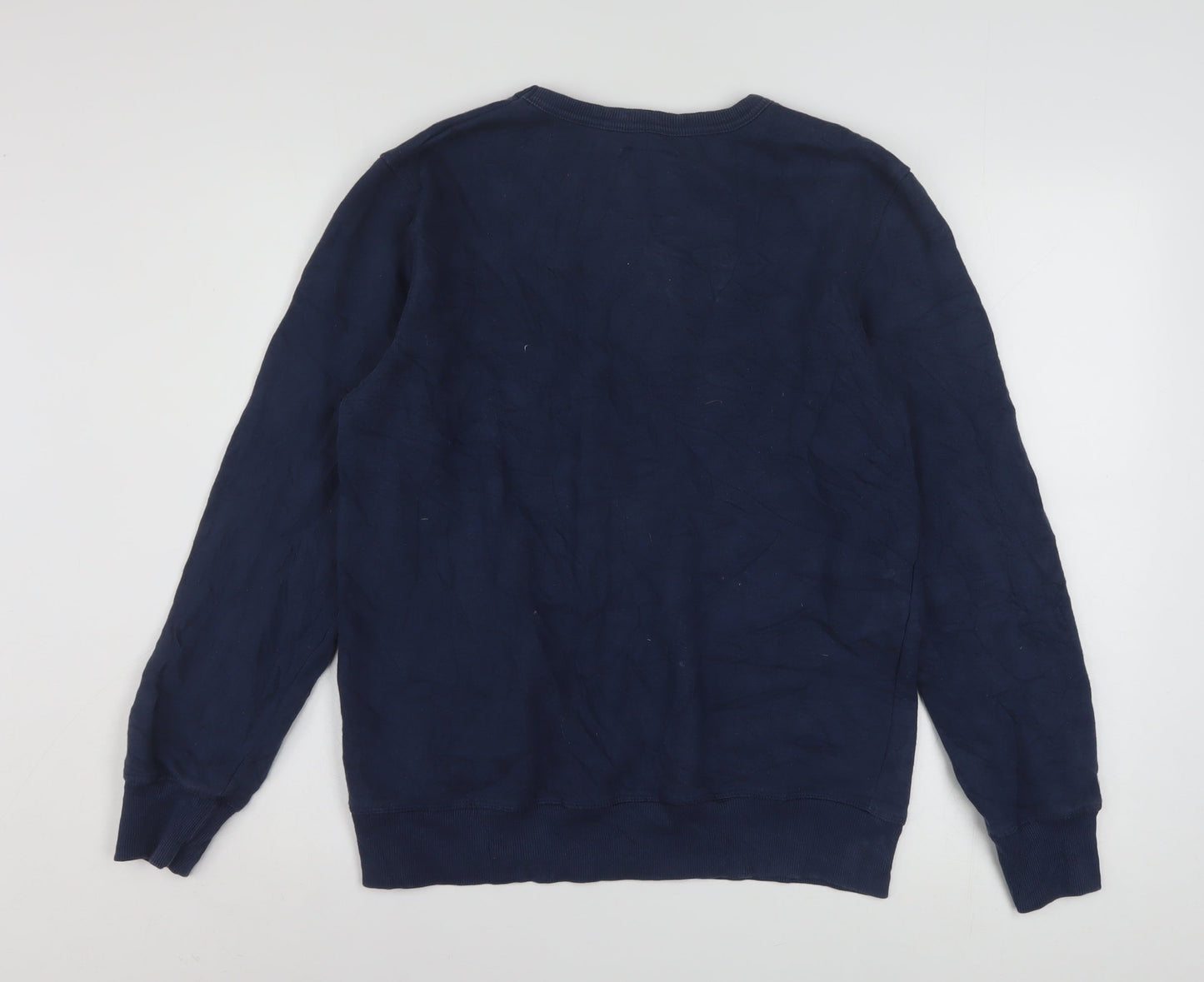 Levi's Boys Blue XL 13-15 Years Crew Neck Logo Pullover Sweatshirt