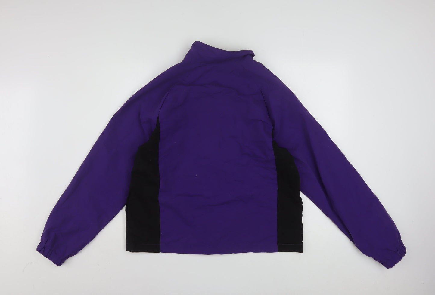 Danskin Now Women's Purple Black Zip-Up Casual Jacket Size L 12–14