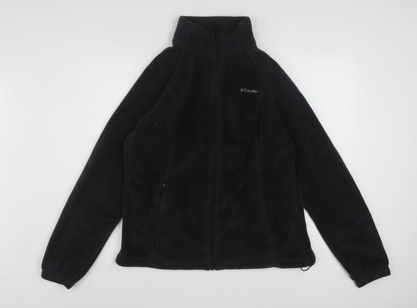 Columbia Men's Black Fleece Full Zip Jacket Size L Outdoor Warm