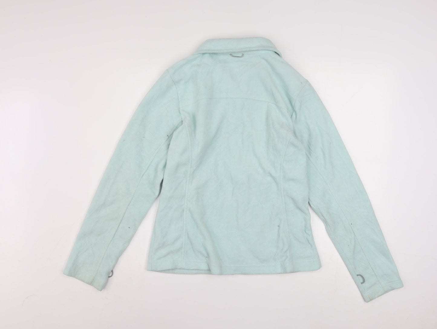 Columbia Women Green Fleece Full Zip Interchange Jacket M