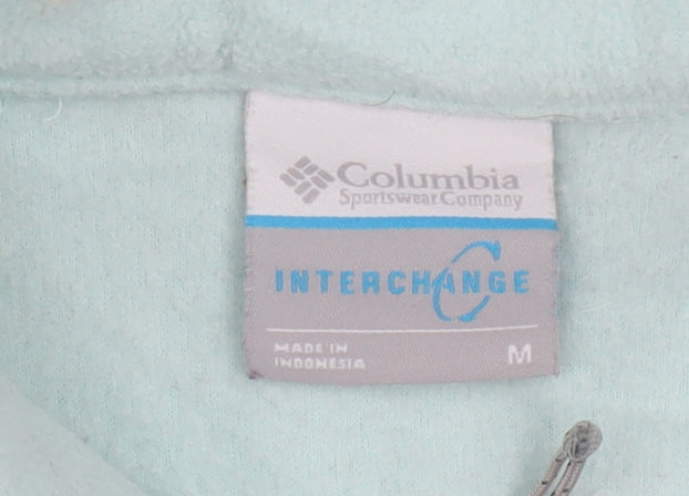 Columbia Women Green Fleece Full Zip Interchange Jacket M