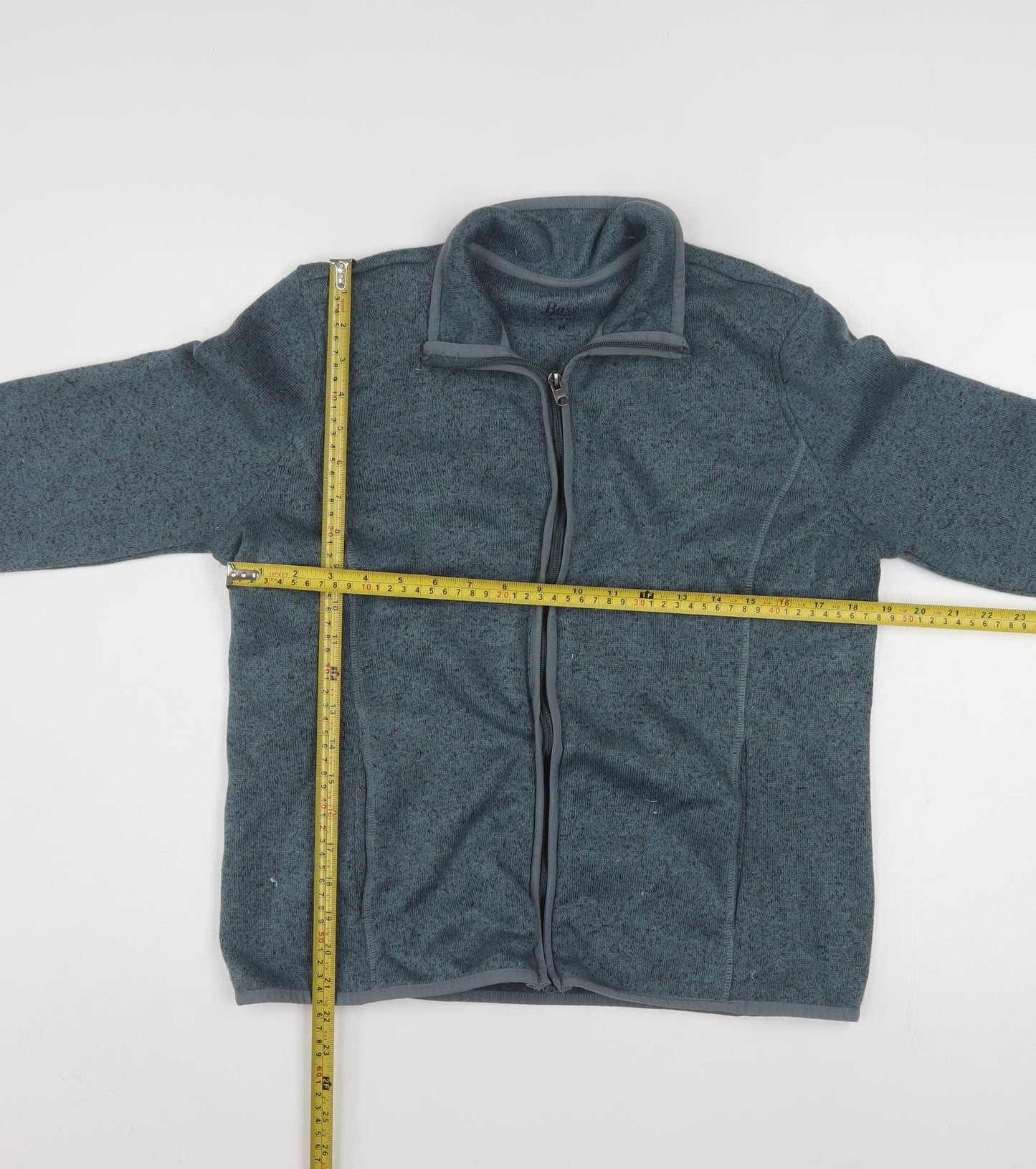 G.H. Bass & Co Women’s Blue Full Zip Fleece Jacket Size M